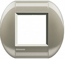 Рамка овальная Legrand BTicino LivingLight 2 мод Титан  картинка